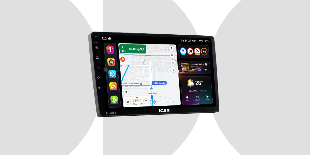 MÀN HÌNH ANDROID ICAR ELLIVIEW U5 DELUXE